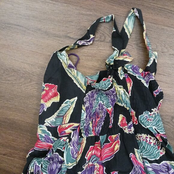 Trashy Diva Dorothy Tropical Flowers Dress VACATION UNIQUE SZ 10 GUC DESIGNER - Picture 3 of 8